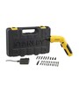 Stanley SCS4K-B1 4V / 1.5 Ah / 6.35mm Li-ion Cordless Screwdriver With Integrated LED & 30 pcs Accessories Set