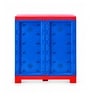 Star Plastic Shoe Cabinet With 3 Shelves In Blue Colour Star Plastic Shoe Cabinet With 3 Shelves In Blue Colour