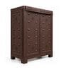 Star Plastic Shoe Rack With 3 Shelves In Brown Colour Star Plastic Shoe Rack With 3 Shelves In Brown Colour