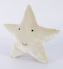 Beige Cotton Star Shaped Cushion
