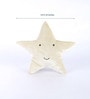 Beige Cotton Star Shaped Cushion