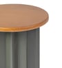 Star Side Table Exotic Teak In Olive Green Finish