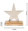 Star Silver Wood & Aluminium Showpiece