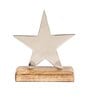 Star Silver Wood & Aluminium Showpiece