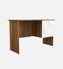 Star Writing Table in Lyon Teak & White Colour