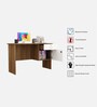 Star Writing Table in Lyon Teak & White Colour