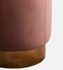 Starberry Velvet Seating Stool in Pink Colour