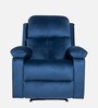 Stargazer Fabric Manual 1 Seater Recliner in Blue Colour