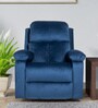 Stargazer Fabric Manual 1 Seater Recliner in Blue Colour