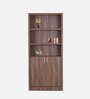 Stark Book Shelves in Walnut Finish