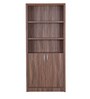 Stark Book Shelves in Walnut Finish