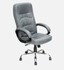 Stark Leatherette Executive Chair in Grey Colour