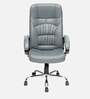 Stark Leatherette Executive Chair in Grey Colour