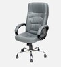 Stark Leatherette Executive Chair in Grey Colour