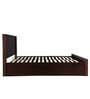 Starlight King Size Bed with Storage in Walnut Finish