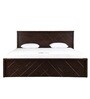 Starlight King Size Bed with Storage in Walnut Finish