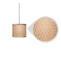 Starnet Bamboo Cylindrical Hanging Light (Beige)