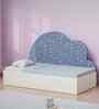 Starry Nights Single Bed With White Drawers Storage & Guided Paths Print