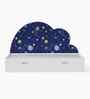 Starry Nights Sofa Cum Bed With White Drawers Storage and Odyssey Print