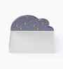 Starry Nights Trundle Bed In White Colour With Starry Nights Print