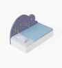 Starry Nights Trundle Bed In White Colour With Starry Nights Print