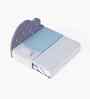 Starry Nights Trundle Bed In White Colour With Starry Nights Print