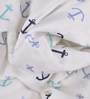 Stars & Anchor Baby Swaddle Wrap in Blue (Set of 4)