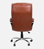 Stars Canopus High Back Office Chair With Cushioned Seat In Brown Colour