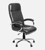 Stars Polaris High Back Office Chair With Cushioned Seat In Black Colour