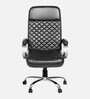 Stars Polaris High Back Office Chair With Cushioned Seat In Black Colour