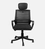 Stars Regus Ergonomic Office Chair With Headrest In Black Colour