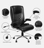 Stars Rigel High Back Office Chair With Cushioned Seat And Adjustable Handles In Black Colour