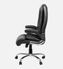 Stars Rigel High Back Office Chair With Cushioned Seat And Adjustable Handles In Black Colour