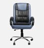 Stars Sirius High Back Office Chair With Cushioned Seat In Grey Colour