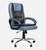 Stars Sirius High Back Office Chair With Cushioned Seat In Grey Colour