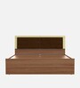 Stash King Size Bed in Cream Finish With Box Storage