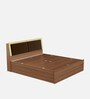 Stash King Size Bed in Cream Finish With Box Storage