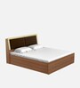 Stash King Size Bed in Cream Finish With Box Storage