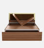 Stash King Size Bed in Cream Finish With Box Storage