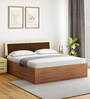 Stash King Size Bed in Cream Finish With Box Storage