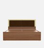 Stash King Size Bed in Cream Finish With Box Storage