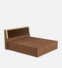 Stash King Size Bed in Cream Finish With Motorized Storage