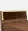 Stash King Size Bed in Cream Finish With Motorized Storage