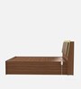Stash King Size Bed in Cream Finish With Motorized Storage