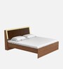 Stash Queen Size Bed in Cream Finish