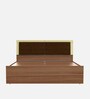 Stash Queen Size Bed in Cream Finish