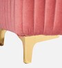 Stately Fabric Bench In Peach Colour With Storage