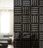 Static Zina (Set Of 10) Black Colour Acrylic Hanging Room Divider