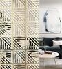 Static Tulia (Set Of 10) Cream Colour Engineered Wood Hanging Room Divider