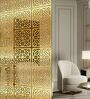 Static Gwen (Set Of 10) Gold Colour Acrylic Hanging Room Divider